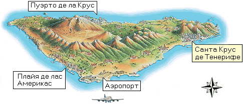 карта тенерифе